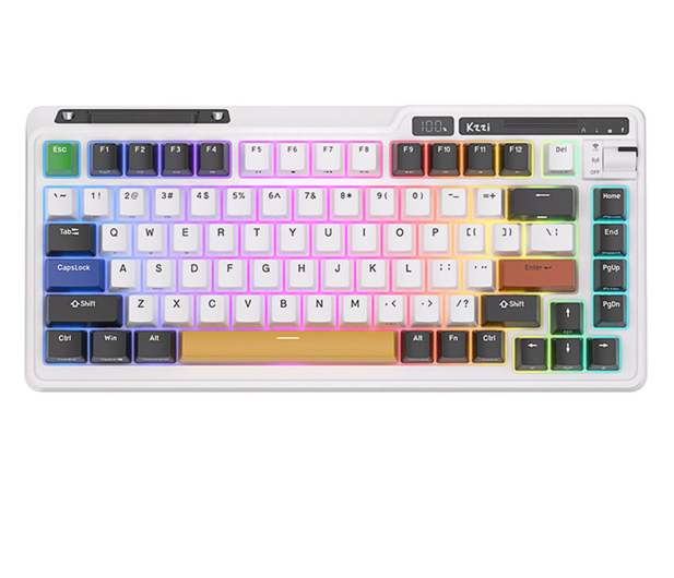 Royal Kludge KZZI K75 pro RGB (Eternity switch) - Czarno-biała KZZI K75pro eternity - 1198923 - zdjęcie